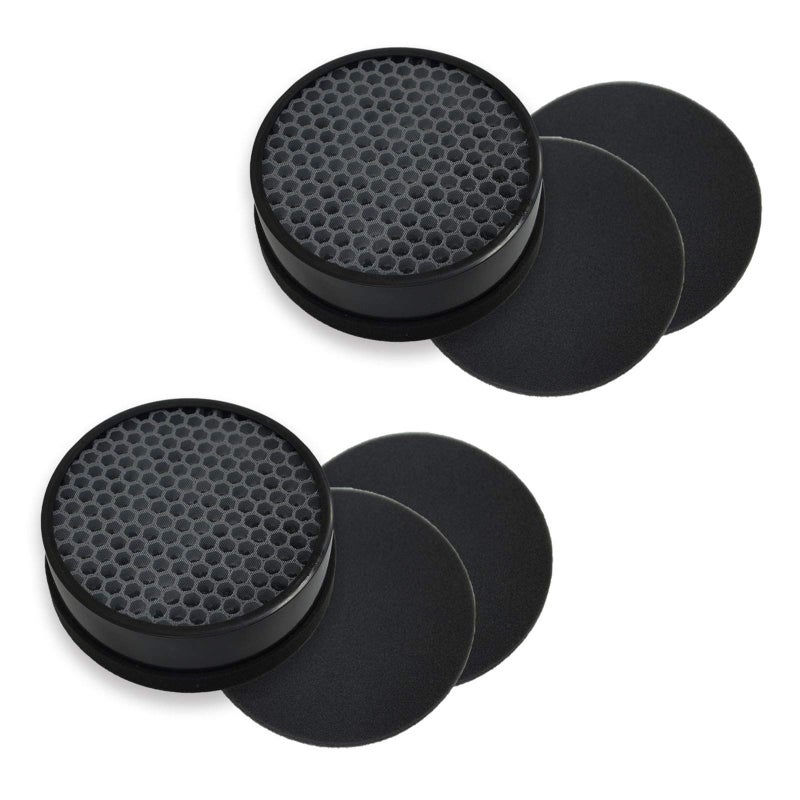 PUREBURG Replacement Filter Compatible with GENIANI G-2000-FL & TCL CISNO iHome KJ65F-A1 KJ65F-A2 Air Purifiers,2-Pack H13 HEPA Activated Carbon Pre-Filters Air Clean - Image 1